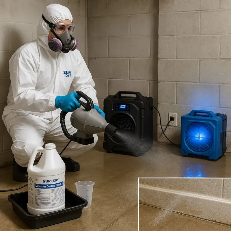 Sanitization and Odor Removal process in Wilton, ME
